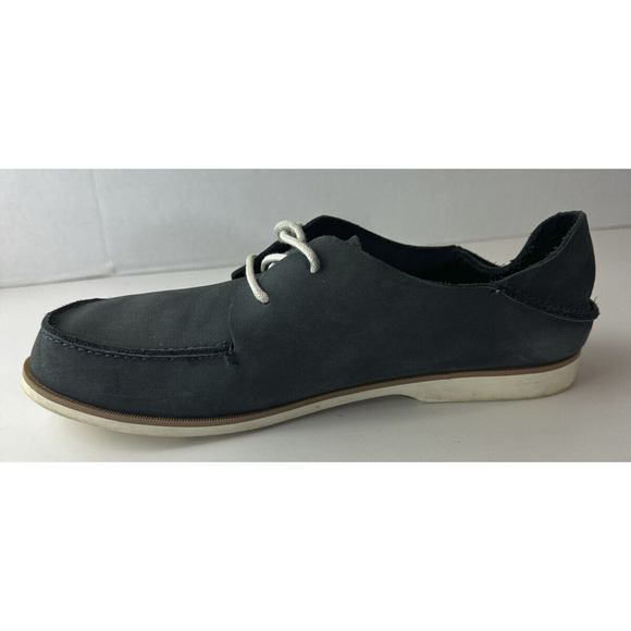 Olukai Holokai Leather Comfort Casual Shoes Carbon Gray Loafer Men's Size 9.5 - Picture 8 of 16